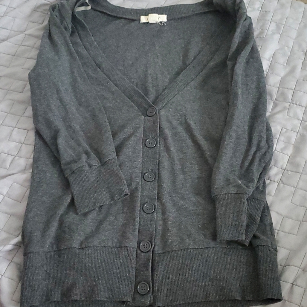 3 quarter sleeve cardigan Love Culture sz M.